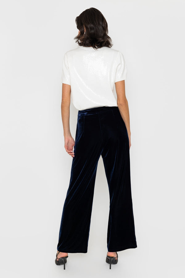 Carraig Donn Velvet Trouser Navy
