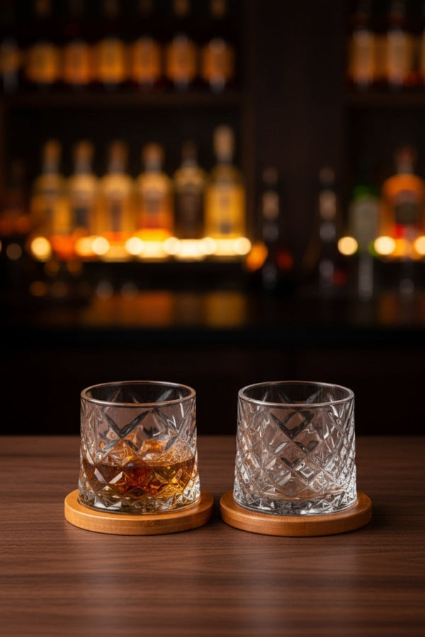 Carraig Donn Whiskey Glasses And Stone Set