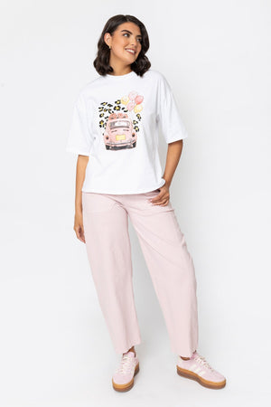 Carraig Donn White Boxy T-Shirt