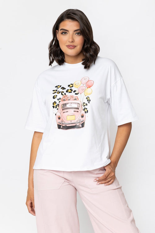 White Boxy T-Shirt