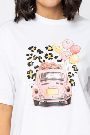 Carraig Donn White Boxy T-Shirt