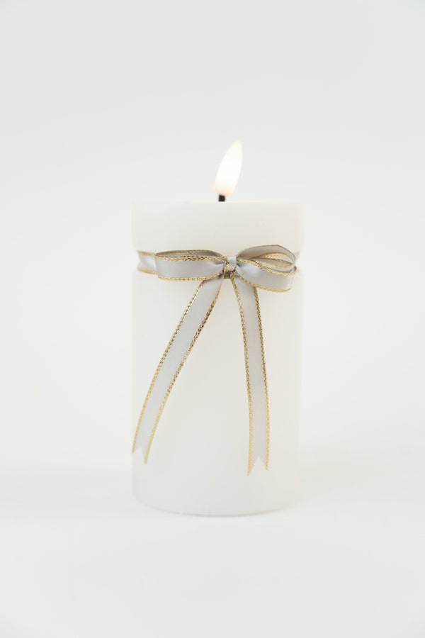 Carraig Donn White Led Candle