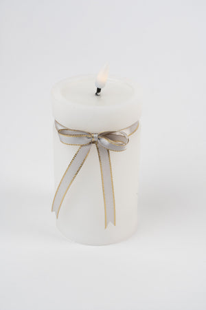 Carraig Donn White Led Candle