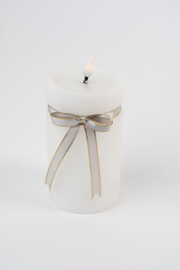 Carraig Donn White Led Candle
