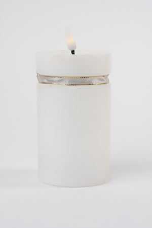 Carraig Donn White Led Candle