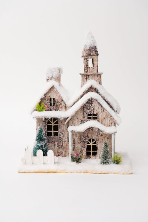 Large Winter House Christmas Decoration