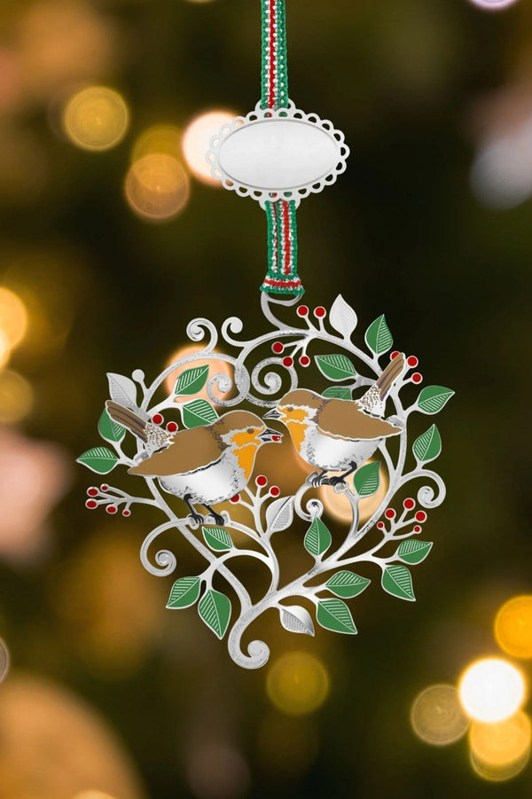 Carraig Donn Winter Robins Christmas Decoration