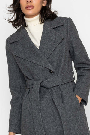 Carraig Donn Wrap Belted Coat