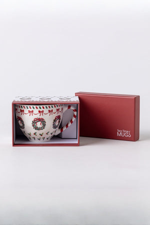 Carraig Donn Wreath Mug In Gift Box
