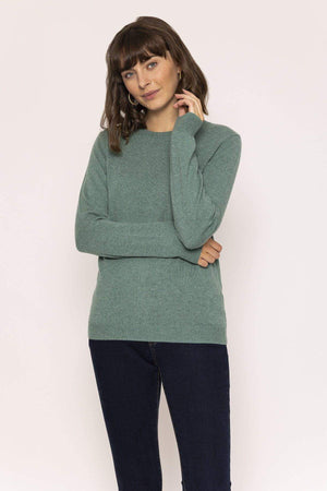 100% Cashmere Knit in Sage