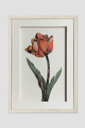 3D Plum Tulip Art