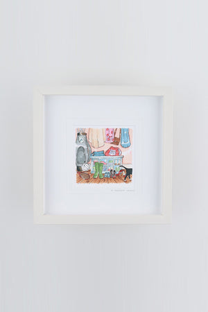 A Perfect Chaos Small Framed Art Print