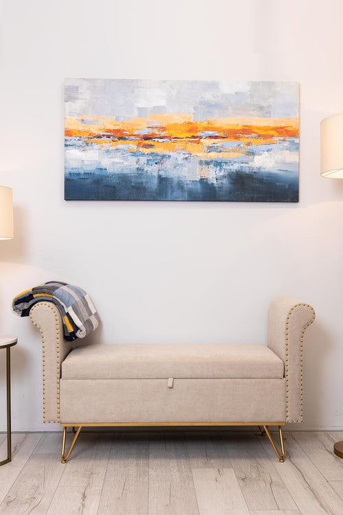 Abstract Sunrise Canvas Wall Art