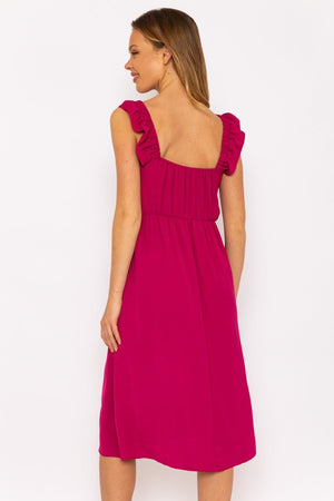 Carraig Donn Adeline Pink Midi Dress