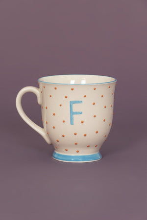 Alphabet Mug Dot F