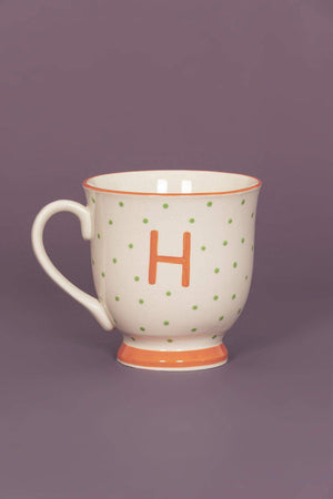 Carraig Donn Alphabet Mug Dot H