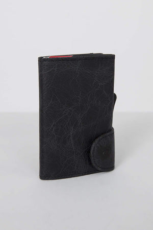 Carraig Donn Bank Cards Protector Wallet in Black