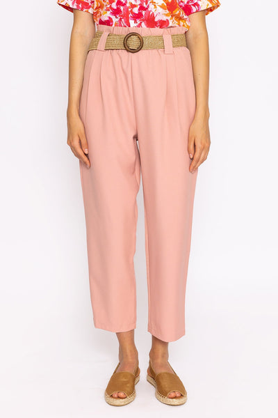 Carraig Donn Belted Pants in Pink