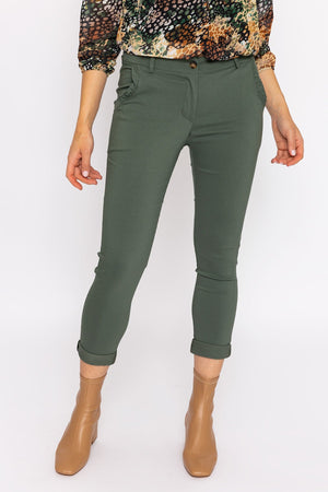 Carraig Donn Bengaline Trousers in Khaki