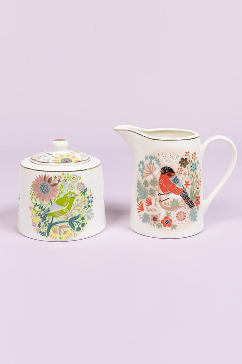 Birdy Greenfinch Sugar & Cream Set