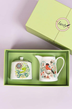 Carraig Donn Birdy Greenfinch Sugar & Cream Set