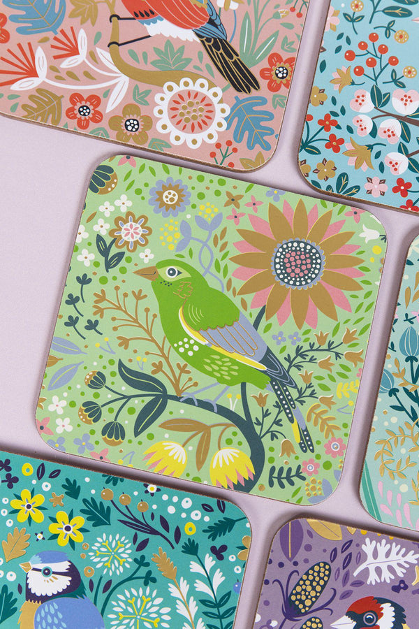 Carraig Donn Birdy Set of 6 of Coasters