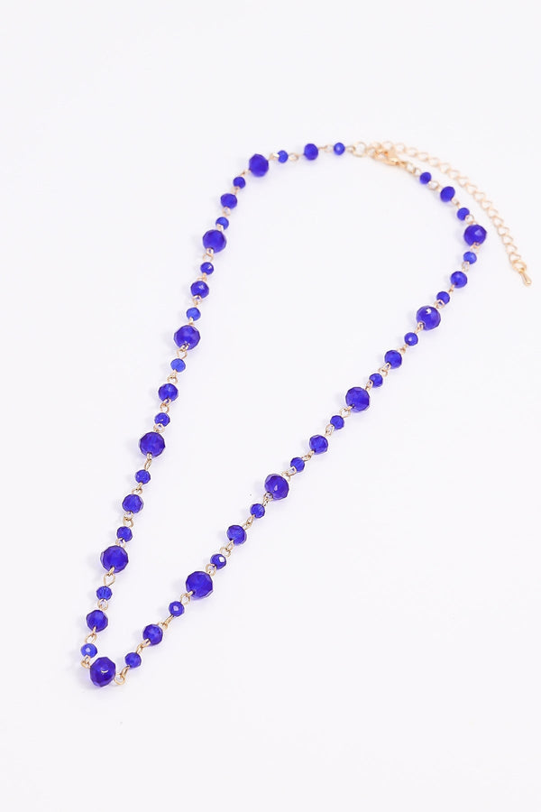 Carraig Donn Blue Beaded Necklace