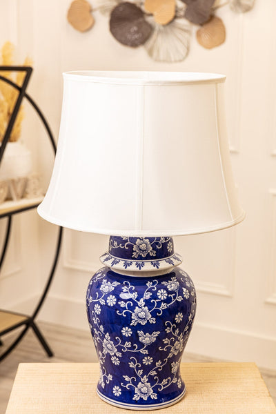 Carraig Donn Blue Ceramic Table Lamp