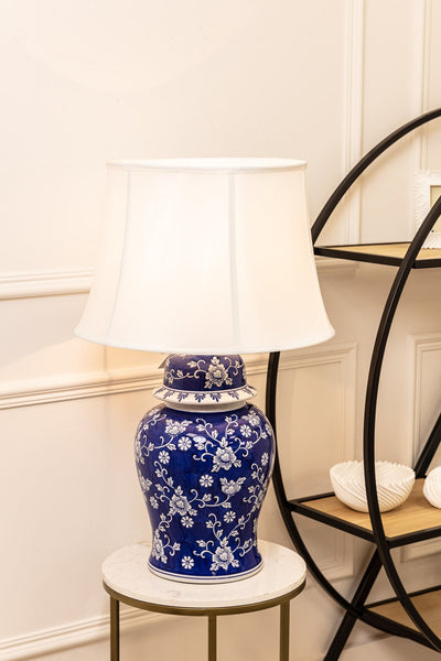 Carraig Donn Blue Ceramic Table Lamp