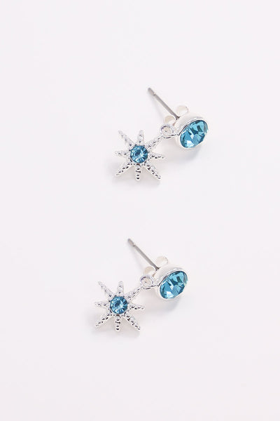 Carraig Donn Blue Star Earrings