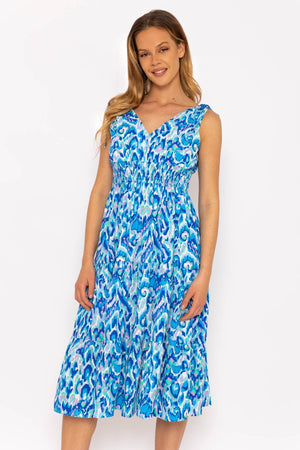 Stella Blue Midi Dress