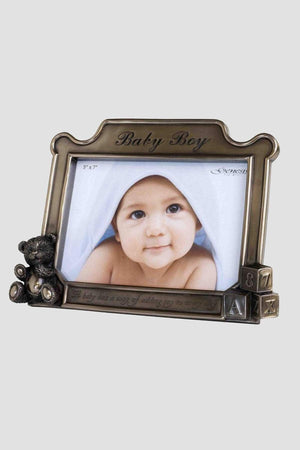 Bronze Baby Boy Frame