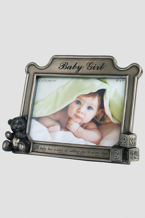 Bronze Baby Girl Frame