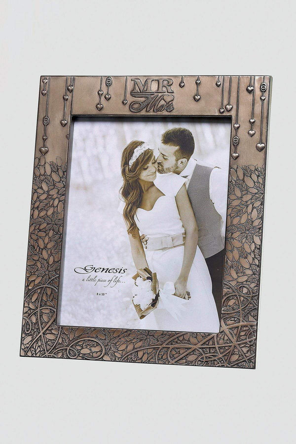 Carraig Donn Bronze Mr & Mrs Wedding Frame