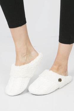 Carraig Donn Cable Knit Slippers