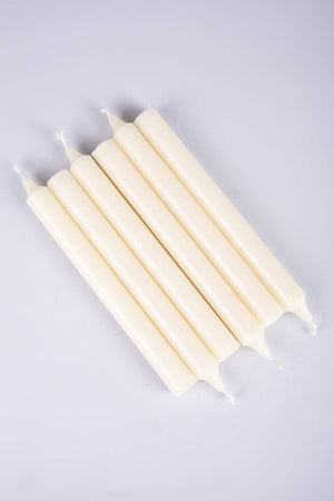 Carraig Donn Carraig Donn Set of 6 Baton Candles 220 x 22mm in Ivory