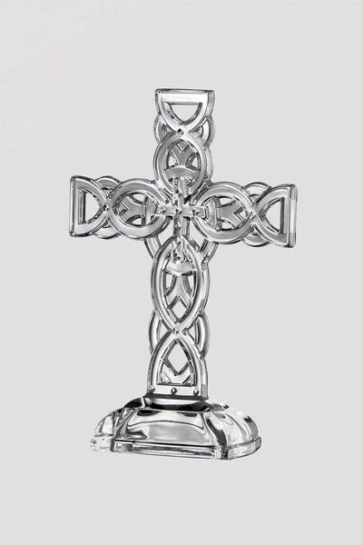 Carraig Donn Celtic Design Glass Cross