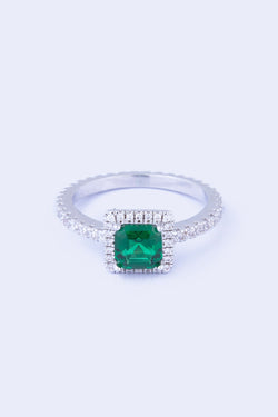 Carraig Donn Classic Emerald Ring Size 7