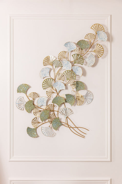 Climbing Leaf Metal Wall Art