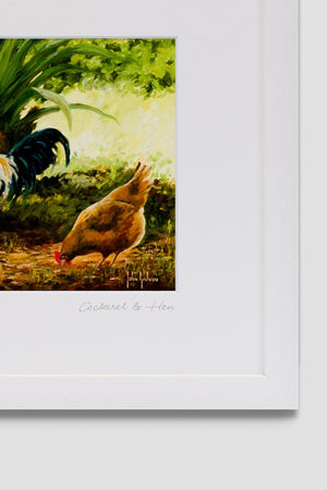 Carraig Donn Cockerel And Hen Wall Art