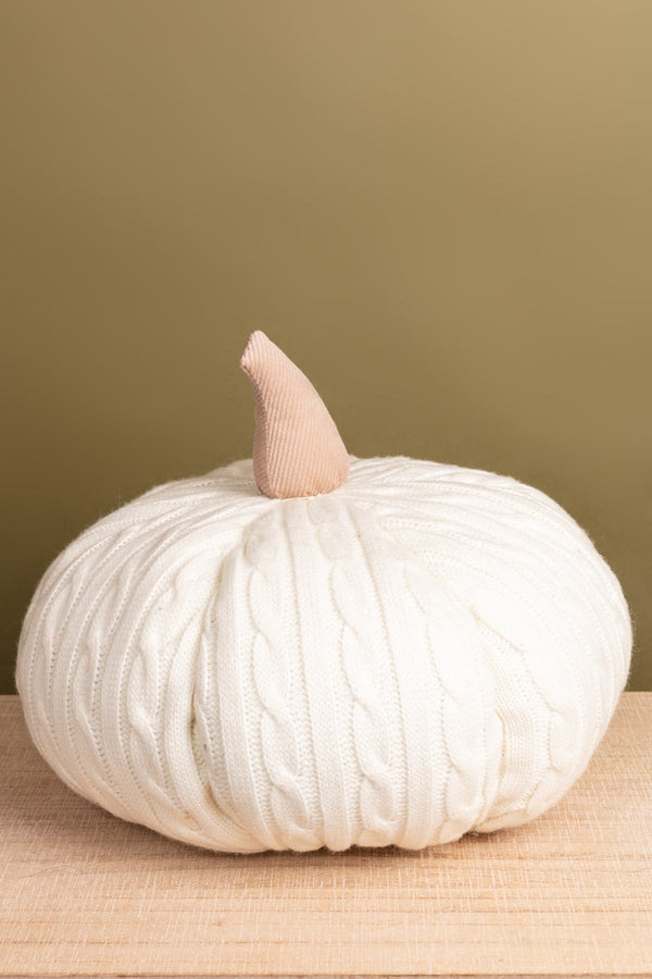 Carraig Donn Cream Knitted Pumpkin