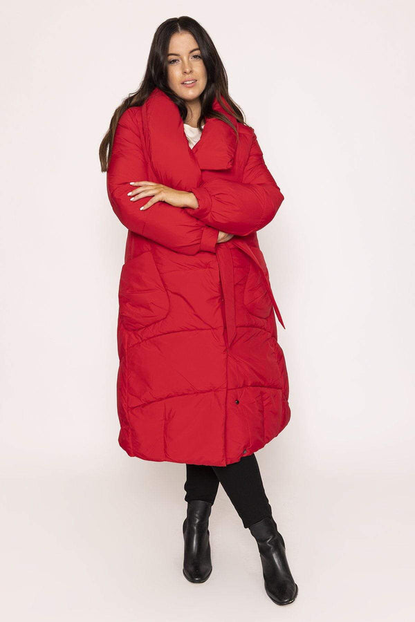 Carraig Donn Crono Padded Coat in Red