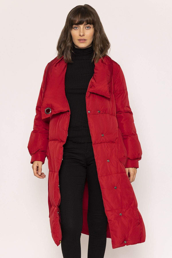 Carraig Donn Crono Padded Coat in Red