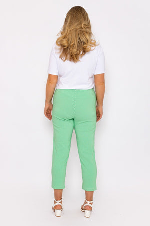 Carraig Donn Cropped Green Bengaline Pants