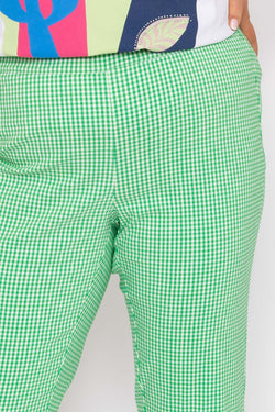 Carraig Donn Cropped Green Bengaline Pants