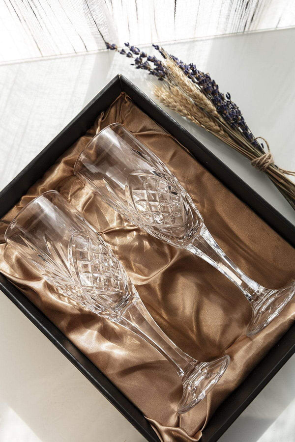 Carraig Donn Crystal Champagne Glass Set