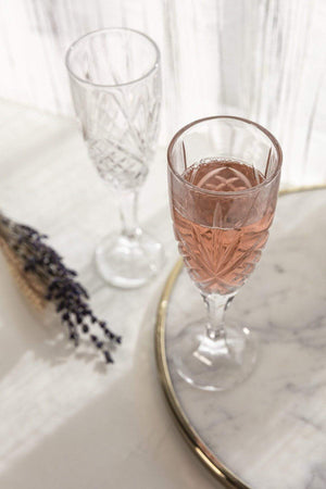 Carraig Donn Crystal Champagne Glass Set