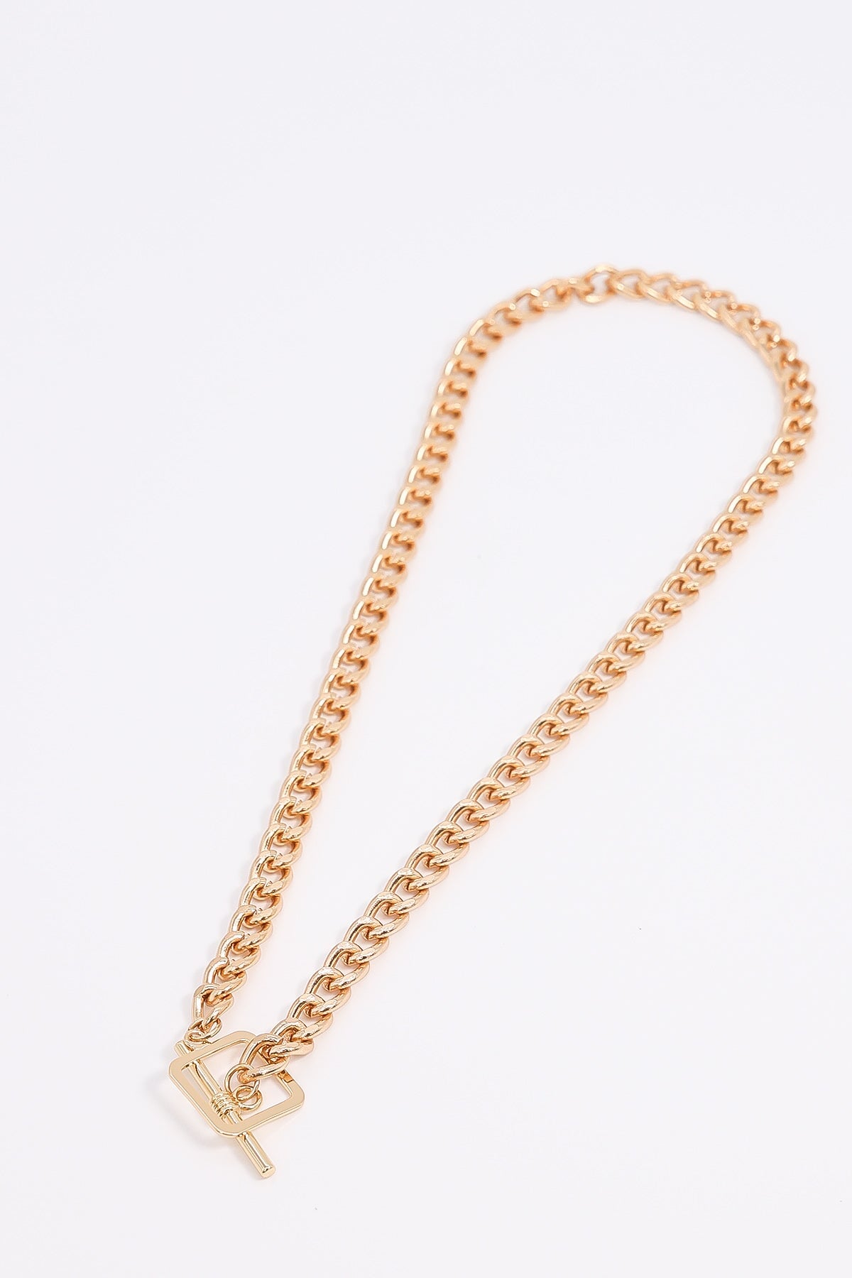 Super Chunky T Bar necklace.