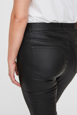 Carraig Donn Curve - Coated Pants in Black