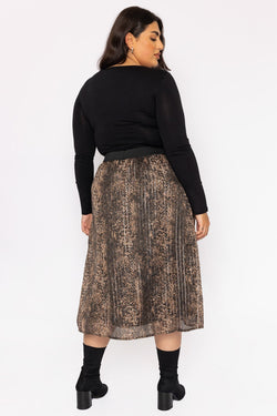 Carraig Donn Curve - Nala 7/8 Skirt in Animal Print